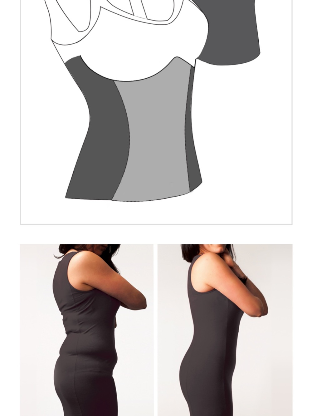 💋 White Shaping Tank - Women’s Compression Seamless Shapewear by Body Hush 💋 #3 - Picture 2 of 8